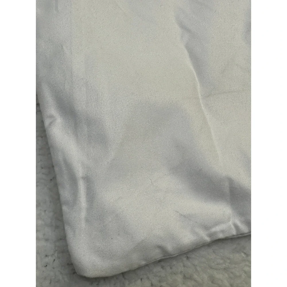 Jimmy Choo White‎ Dust Bag Pouch Made in Italy Polyester 13